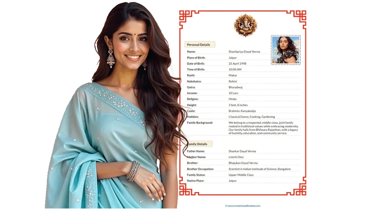 Limited Time Offer - Create Your Biodata